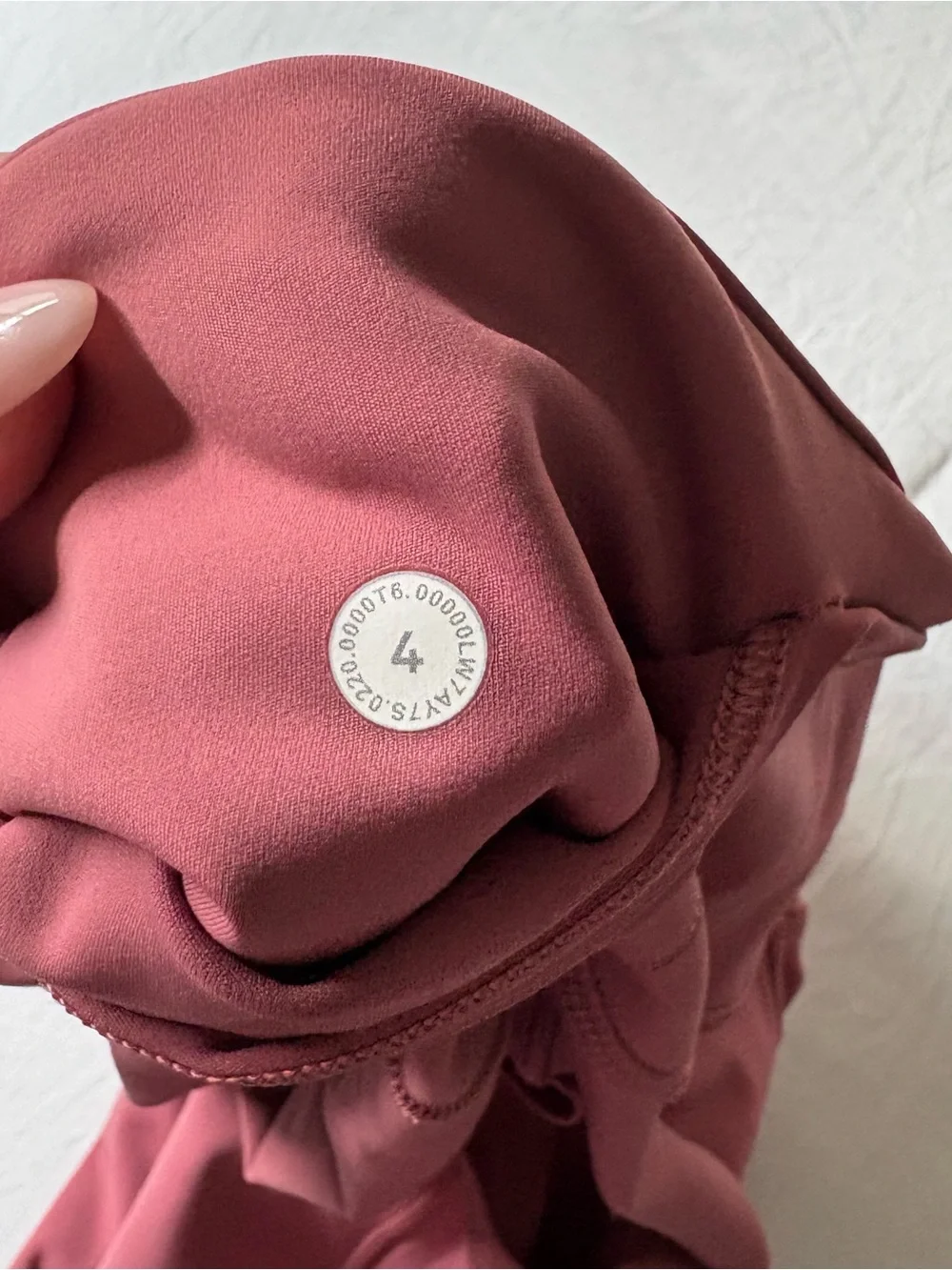 Lululemon Women's Rose Pink High Rise “Fast and Free” Bike Shorts